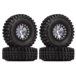 INJORA 1.0 Beadlock Wheels And Tires Micro Crawler Upgrade Part 4PCS For 1/24 RC Crawler Car Axial SCX24 AX24 (W1026-T1002) -Remote Control Car Shop Sc6ddae8ee3ad428e982183f6c7615ddeQ