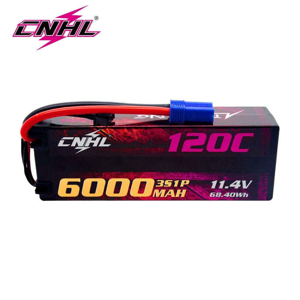 CNHL Lipo 3S 11.4V Battery 6000mAh 120C HV Hard Case With EC5 Plug For RC Car Boat Airplane Truck Tank Vehicle Truggy Buggy 2 CNHL Lipo 3S 11.4V Battery 6000mAh 120C HV Hard Case With EC5 Plug For RC Car Boat Airplane Truck Tank Vehicle Truggy Buggy - Image 2