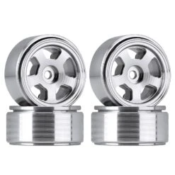 INJORA 4PCS 1.0" CNC Metal Beadlock Wheel Rims For 1/24 RC Crawler Car Axial SCX24 90081 AXI00002 Deadbolt Chevrolet B-17 Betty -Remote Control Car Shop Scb7824d7f21442e2ad1502a6242aff4a3