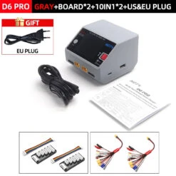 HOTA D6 Pro Smart Charger Dual Channel AC200W DC650W US/EU 15A Lipo NiZn/Nicd/NiMH Battery Charger Wireless Charging For RC FPV -Remote Control Car Shop Scbb298554aa74a8ab6b32e7c2c7ea7a1X