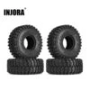 INJORA 62*24mm S4 All Terrain 1.0 Wheel Tires For 1/18 1/24 RC Crawler Car Axial SCX24 FCX24 Enduro24 AX24 (T2450)