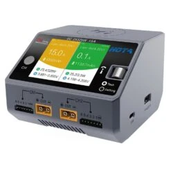 HOTA D6 Dual Smart Charger DC650W 15A Built-in Micro USB For Lipo LiIon NiMH Battery With IPhone Samsung