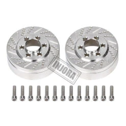 INJORA 2PCS/4PCS Brass Brake Disc Weights Silver Anodized For 1.9 2.2inch Wheel TRX4 TRX6 Axial SCX10 90046 AXI03007 -Remote Control Car Shop Sce79e65f0a074c0f90d68ead7c955478t