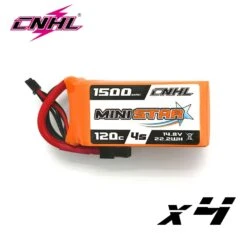 4PCS CNHL 4S 14.8V Lipo Battery 1300mAh 1500mAh 1800mAh 120C MiniStar With XT60 Plug For RC FPV Boat Quadcopter Airplane Drone -Remote Control Car Shop Scf6549121a754208bdce1565074cc3321