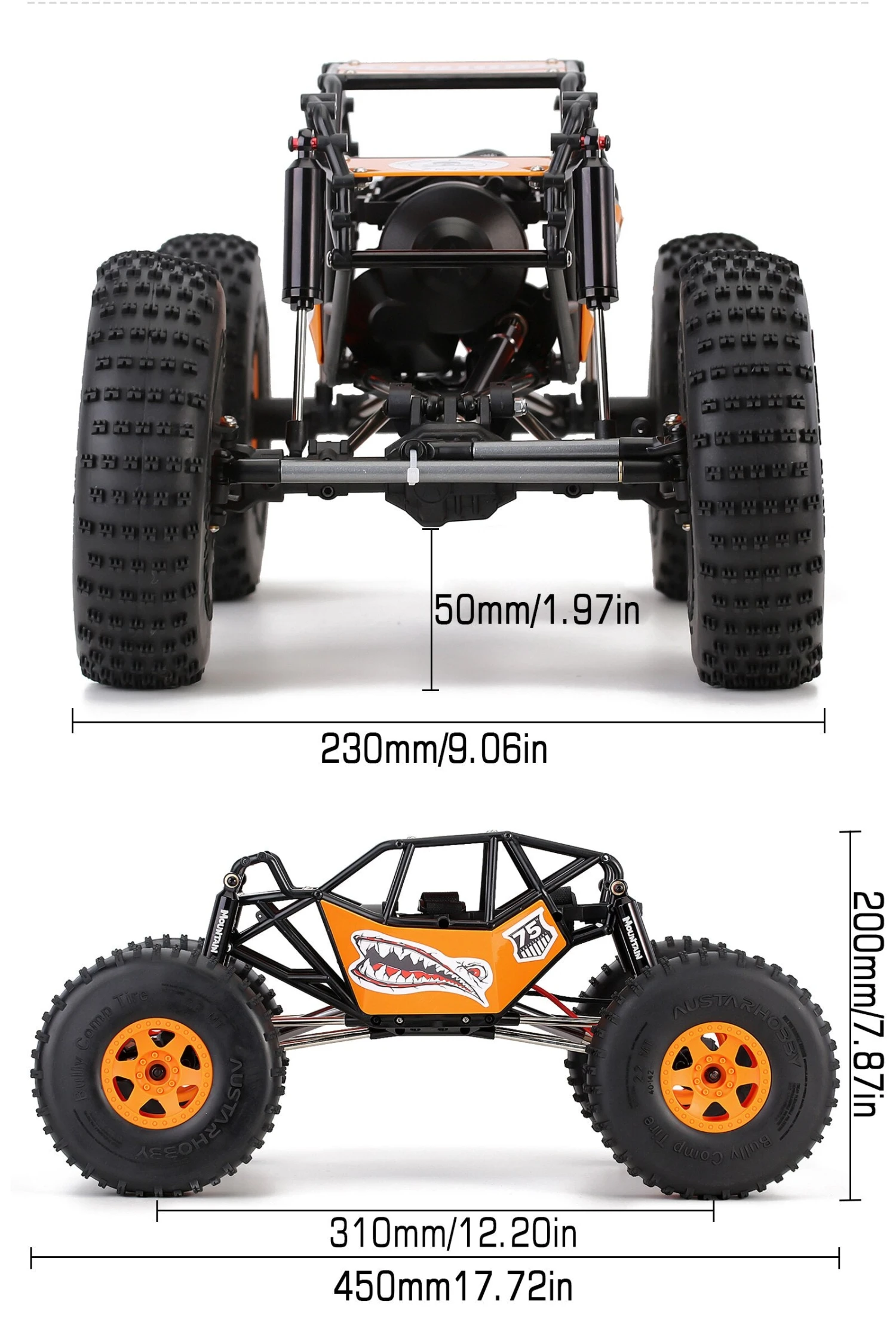 INJORA 310mm Wheelbase Rock Buggy Chassis With Tube Roll Cage For 1/10 RC Crawler Car Axial SCX10 90046 TRX4 5 INJORA 310mm Wheelbase Rock Buggy Chassis With Tube Roll Cage For 1/10 RC Crawler Car Axial SCX10 90046 TRX4 - Image 5