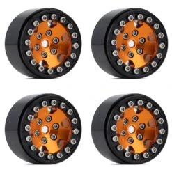 INJORA 4PCS CNC Aluminum 1.0" Beadlock Wheel Rim For 1/24 RC Crawler Car Axial SCX24 FCX24 Enduro24 AX24 (W1026) -Remote Control Car Shop Sd09b47dbfb2b47e881f8ebc13c6909bfZ