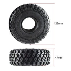 4PCS 1.9 Inch RC Car Wheels Tires Rubber Rocks Crawler Tyre For 1/10 Traxxas Redcat Axial SCX10 RC4WD D90 TF2 Tamiya -Remote Control Car Shop Sd0cf212bdc13430b827e0f37ee658fa93