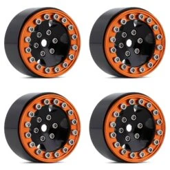 INJORA 4PCS CNC Aluminum 1.0" Beadlock Wheel Rim For 1/24 RC Crawler Car Axial SCX24 FCX24 Enduro24 AX24 (W1026) -Remote Control Car Shop Sd2bde24855f94131930e2a13635a532e0