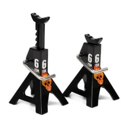 INJORA 2PCS Metal Height Adjustable 3T 6T Jack Repair Stand For 1/10 RC Crawler Car TRX4 TRX6 Axial SCX10 90046 -Remote Control Car Shop Sd36950fbe08f4637b4b2311b921f061cs