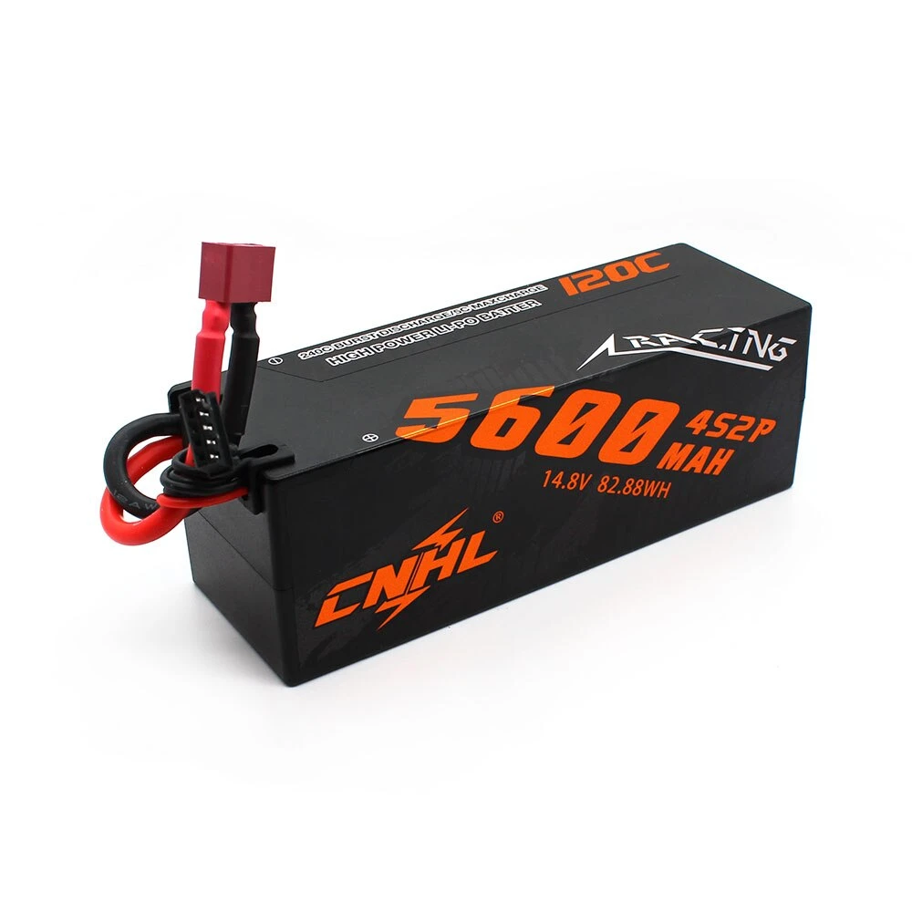 CNHL 4S 14.8V Lipo Battery 5600mAh 120C Racing Series Hard Case With Deans EC5 Plug For RC Car Rally Truck Buggy Off-Road Boat 6 CNHL 4S 14.8V Lipo Battery 5600mAh 120C Racing Series Hard Case With Deans EC5 Plug For RC Car Rally Truck Buggy Off-Road Boat - Image 6