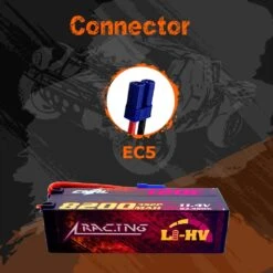 CNHL Lipo 3S 11.4V Battery 8200mAh 120C HV Hard Case With EC5 Plug For RC Car Boat Airplane Truck Tank Vehicle Truggy Buggy 11 CNHL Lipo 3S 11.4V Battery 8200mAh 120C HV Hard Case With EC5 Plug For RC Car Boat Airplane Truck Tank Vehicle Truggy Buggy -Remote Control Car Shop Sd9acf7ec29474367ad1232fd8f5109757