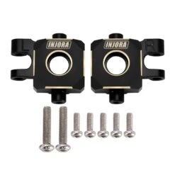 INJORA 11g Black Coating Brass Steering Blocks Knuckle For 1/18 RC Crawler TRX4M Upgrade Parts (4M-04) -Remote Control Car Shop Sdb03b48458134c01bf5207117b39d2775
