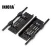 INJORA 2PCS Rock Sliders Metal Pedal For 1:10 RC Crawler Car Axial SCX10 90046 TRX4 Upgrade Parts