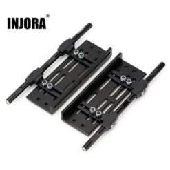 INJORA 2PCS Rock Sliders Metal Pedal For 1:10 RC Crawler Car Axial SCX10 90046 TRX4 Upgrade Parts