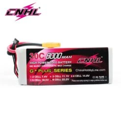 CNHL 2S 4S 5S 6S 7.4V 14.8V 18.5V 22.2V Lipo Battery 8000mAh 6200mAh 30C Soft Case With XT90 For RC Car Boat Evader BX Car