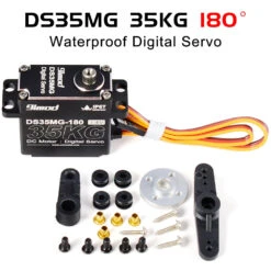 9imod DS35MG 35kg Waterproof Servo 180°/270° Full Aluminum Case Stainless Steel Gear High Torque For 1/6 1/8 1/10 1/12 RC Car -Remote Control Car Shop Sdd6db25549154402a4538b75ba77a092R
