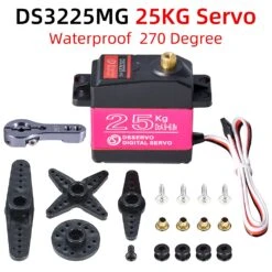 25KG Servo Waterproof RC Servo 1/10 RC Steering Servo Metal Gear High Torque Servo For 1/8 1/12 RC Cars Crawler Buggy Robots 12 25KG Servo Waterproof RC Servo 1/10 RC Steering Servo Metal Gear High Torque Servo For 1/8 1/12 RC Cars Crawler Buggy Robots -Remote Control Car Shop Sdf120ae142254095863f0e264474edddW