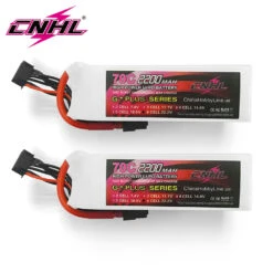 2PCS CNHL 6S Lipo Battery 2200mAh 22.2V 70C With XT60 Plug For RC Airplane Quadcopter Helicopter Drone FPV Car Boat Racing Hobby