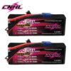 2PCS CNHL 3S 11.1V Lipo Battery 6200mAh 100C Hardcase With EC5 Plug For RC Car Boat Vehicles Truck Tank Truggy Buggy Hobby
