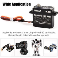9imod 35kg 25kg 20kg 15kg Waterpoof Arduino Servo Full AL RC Steering Servos Metal Gear Digital Servo RC 1/8 1/ 10 Clawer Truck -Remote Control Car Shop Se56324ce1645448bb36c755c49d652058