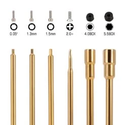 INJORA Quick Change Allen Key Hexagon Screwdrivers Hex Nut Drivers RC Tool Kit For 1/24 Axial SCX24 FMS FCX24 Micro Crawler Car -Remote Control Car Shop Se58e5b7e0f8140de9fe5267c5d4ea4b15