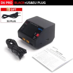 HOTA D6 Pro Smart Charger Dual Channel AC200W DC650W US/EU 15A Lipo NiZn/Nicd/NiMH Battery Charger Wireless Charging For RC FPV -Remote Control Car Shop Se7c1248445f54b5ca3d776af6592ea33W