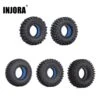 INJORA 1.9" Rubber Wheel Tires With TPE Dual Stage Foam For RC Crawler Car Axial SCX10 90046 TRX4 Upgrade Parts