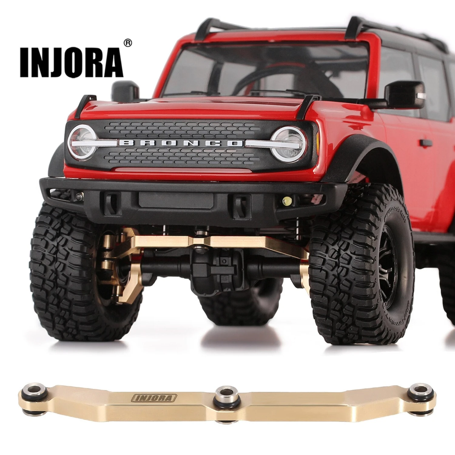 INJORA 12g Brass Steering Link For 1/18 RC Crawler TRX4M Upgrade Parts (4M-06) 1 INJORA 12g Brass Steering Link For 1/18 RC Crawler TRX4M Upgrade Parts (4M-06)