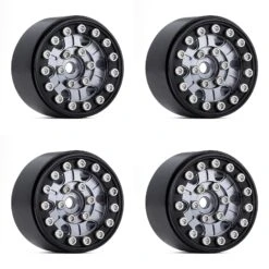 INJORA 4PCS 1.0" CNC Metal Beadlock Wheel Rim For 1/24 RC Crawler Car Axial SCX24 Enduro24 AX24 (W1022) -Remote Control Car Shop Sec820b6b356441cdbfd4521ec5fd2041Z