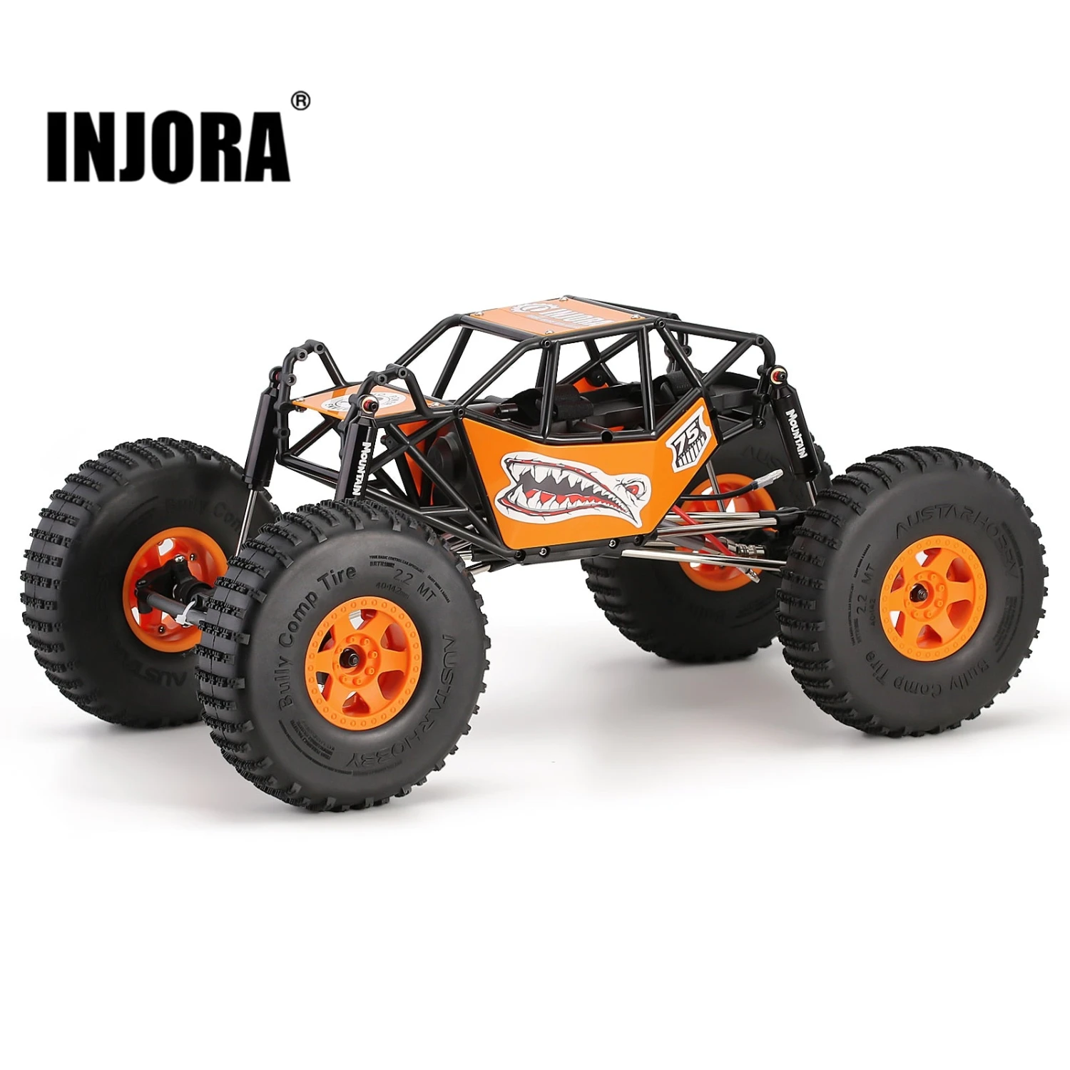 INJORA 310mm Wheelbase Rock Buggy Chassis With Tube Roll Cage For 1/10 RC Crawler Car Axial SCX10 90046 TRX4 1 INJORA 310mm Wheelbase Rock Buggy Chassis With Tube Roll Cage For 1/10 RC Crawler Car Axial SCX10 90046 TRX4