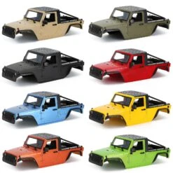 INJORA 12.3in 313mm Wheelbase Pickup Body Shell Unassembled Kit For 1/10 RC Crawler Car Axial SCX10 SCX10 II 90046 Jeep Wrangler -Remote Control Car Shop Sf2852f3f459d40c0949c2174c9a03a32U