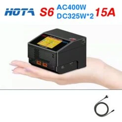 HOTA S6 AC400W DC650W 15A Dual Channel Smart Ultra Small Size Charger With ADP For Lipo LiHV LiFe LiIon NiZn NiCd NiMH Battery -Remote Control Car Shop Sf4e43a4a8a9347a6bc62a942e104067cx