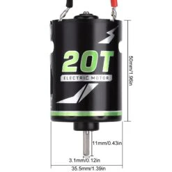 INJORA 20T 27T 35T 45T 540 Brushed Motor Waterproof For 1:10 RC Crawler Axial SCX10 AXI03007 90046 TRX4 Car Boat Parts -Remote Control Car Shop Sf5af218e4dfe4250ab482caa8be600c4v