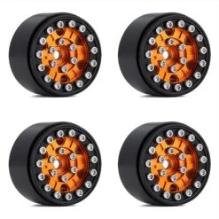 INJORA 4PCS 1.0" CNC Metal Beadlock Wheel Rim For 1/24 RC Crawler Car Axial SCX24 Enduro24 AX24 (W1022) -Remote Control Car Shop Sf6665d0a08354c8a8595089833f310342