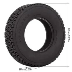 INJORA 4Pcs Rubber Tyres Wheel Tires With Sponge For 1:14 Tamiya Tractor RC Car Truck -Remote Control Car Shop Sf932bde492df4f78a0d4922c106c26b1c