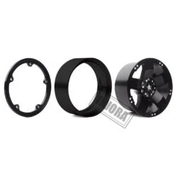 INJORA 4PCS Metal 2.2 Beadlock Wheel Rim 5 Spokes Hub For 1/10 RC Rock Crawler Axial SCX10 90046 RR10 Wraith TRX4 -Remote Control Car Shop Sfb26dd92ef5f452483d08c12c731ceffT