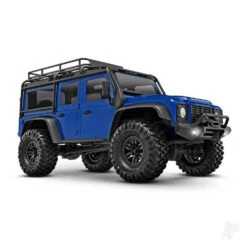 Traxxas TRX-4m Land Rover Defender 1:18 4X4 Electric Trail Crawler, BLUE (+ TQ 2-ch, ECM-2.5, Titan 87T, 750mAh 2-Cell LiPo, USB Charger) TRX97054-1-BLUE