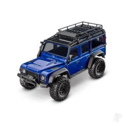 Traxxas TRX-4m Land Rover Defender 1:18 4X4 Electric Trail Crawler, BLUE (+ TQ 2-ch, ECM-2.5, Titan 87T, 750mAh 2-Cell LiPo, USB Charger) TRX97054-1-BLUE -Remote Control Car Shop TRX97054 1 BLUE 4