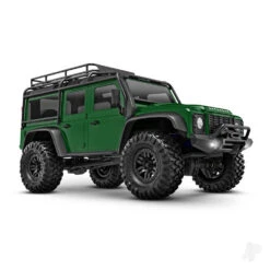 Traxxas TRX-4m Land Rover Defender 1:18 4X4 Electric Trail Crawler, GREEN (+ TQ 2-ch, ECM-2.5, Titan 87T, 750mAh 2-Cell LiPo, USB Charger) TRX97054-1-GRN