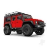 Traxxas TRX-4m Land Rover Defender 1:18 4X4 Electric Trail Crawler, RED (+ TQ 2-ch, ECM-2.5, Titan 87T, 750mAh 2-Cell LiPo, USB Charger) TRX97054-1-RED