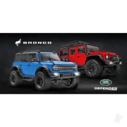Traxxas TRX-4M 2021 Ford Bronco 1:18 4X4 Electric Trail Crawler, Black (+ TQ 2-ch, ECM-2.5, Titan 87T, 750mAh 2-Cell LiPo, USB Charger) TRX97074-1-BLK -Remote Control Car Shop TRX97074 1 BLK 6