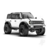 Traxxas TRX-4M 2021 Ford Bronco 1:18 4X4 Electric Trail Crawler, White (+ TQ 2-ch, ECM-2.5, Titan 87T, 750mAh 2-Cell LiPo, USB Charger) TRX97074-1-WHT