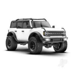 Traxxas TRX-4M 2021 Ford Bronco 1:18 4X4 Electric Trail Crawler, White (+ TQ 2-ch, ECM-2.5, Titan 87T, 750mAh 2-Cell LiPo, USB Charger) TRX97074-1-WHT