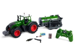 Carson 1:16 TRACTOR W TANK Green C907344