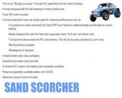 Tamiya Sand Scorcher 58452 -Remote Control Car Shop image011