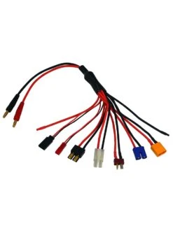 OVERLANDER 8 IN 1 MULTIPLE CHARGE LEAD TO 4MM GOLD CONNECTORS 3459